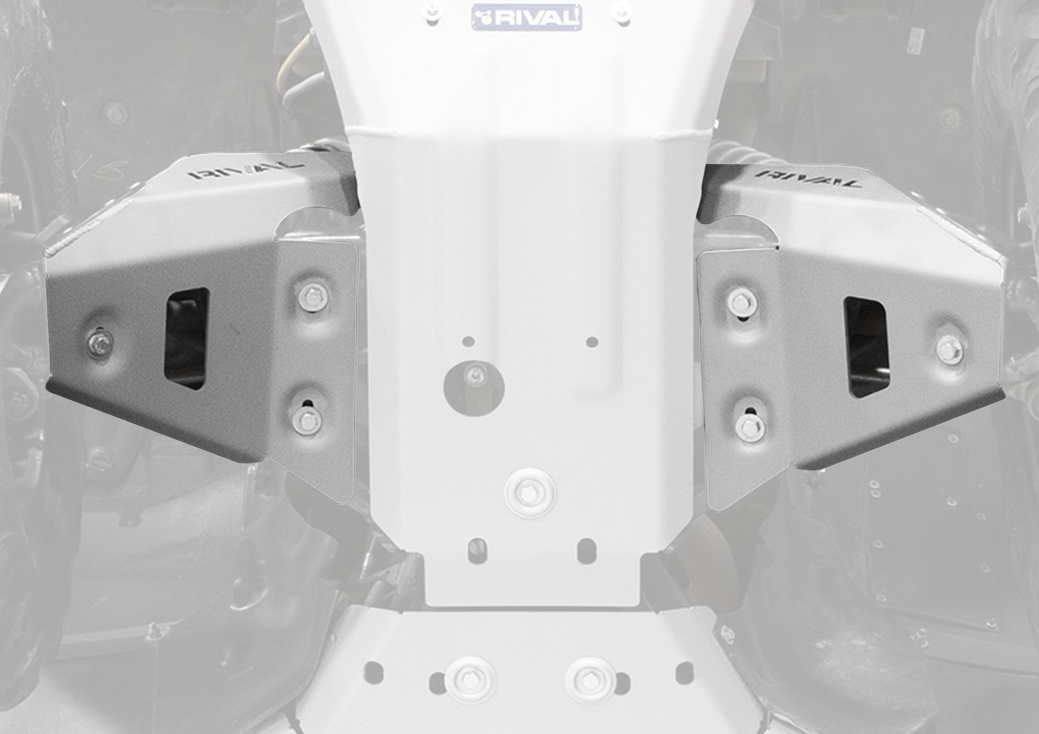 Photo of Rival Powersports USA - Yamaha Grizzly 700 Alloy Front A Arm Guards by Rival Powersports USA - Premium Alloy Front A Arm Guards for UTVs / Side by Sides