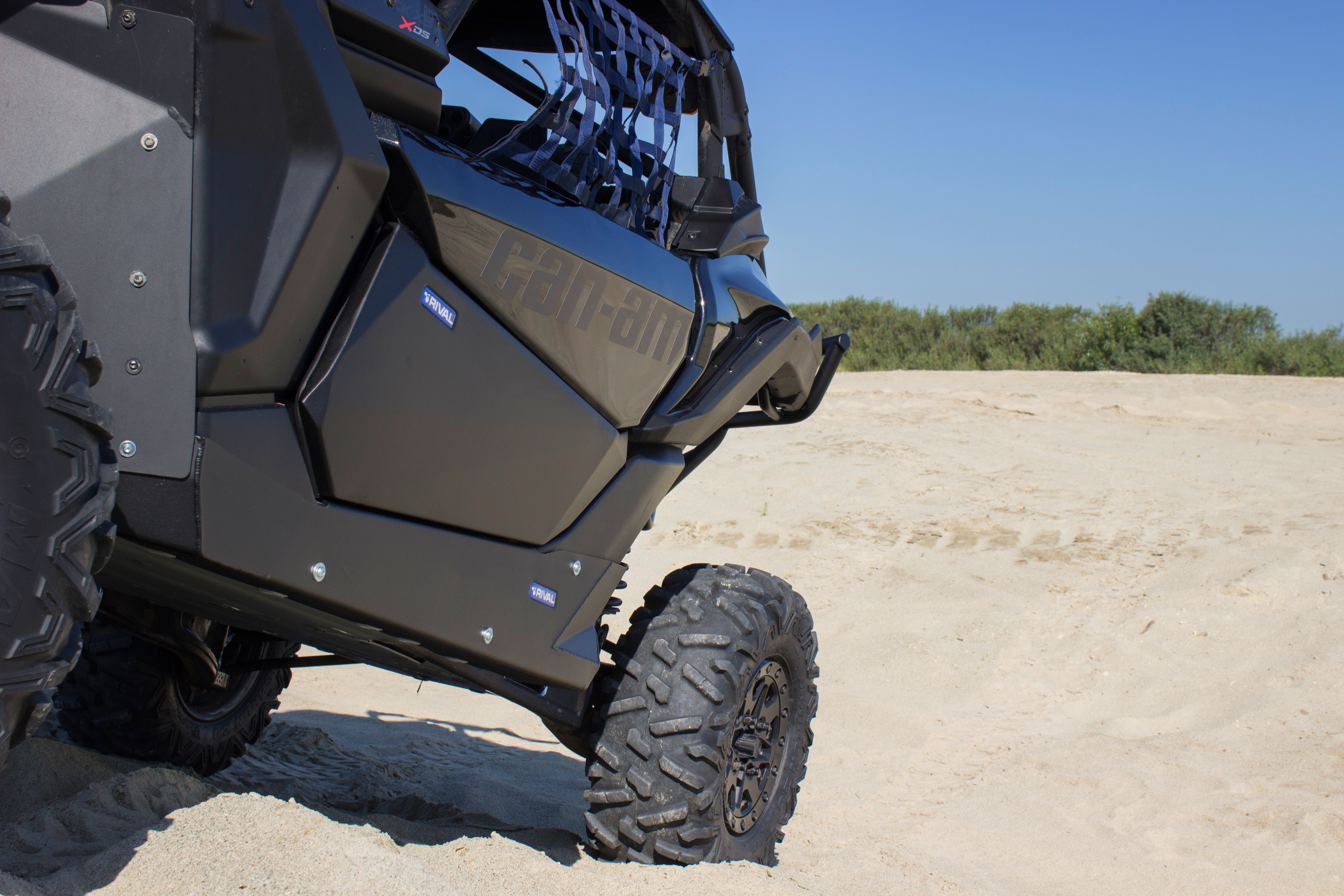 Photo of Can-Am Maverick X3 Alloy Rock Sliders by Rival Powersports USA - Premium Rock Sliders for UTVs / Side by Sides