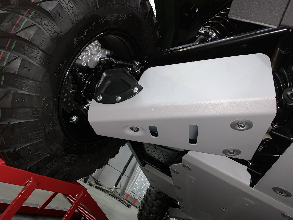 Photo of Kawasaki Mule PRO-MX / EPS / EPS LE Front A Arm Guards by Rival Powersports USA - Premium Alloy Front A Arm Guards for UTVs / Side by Sides