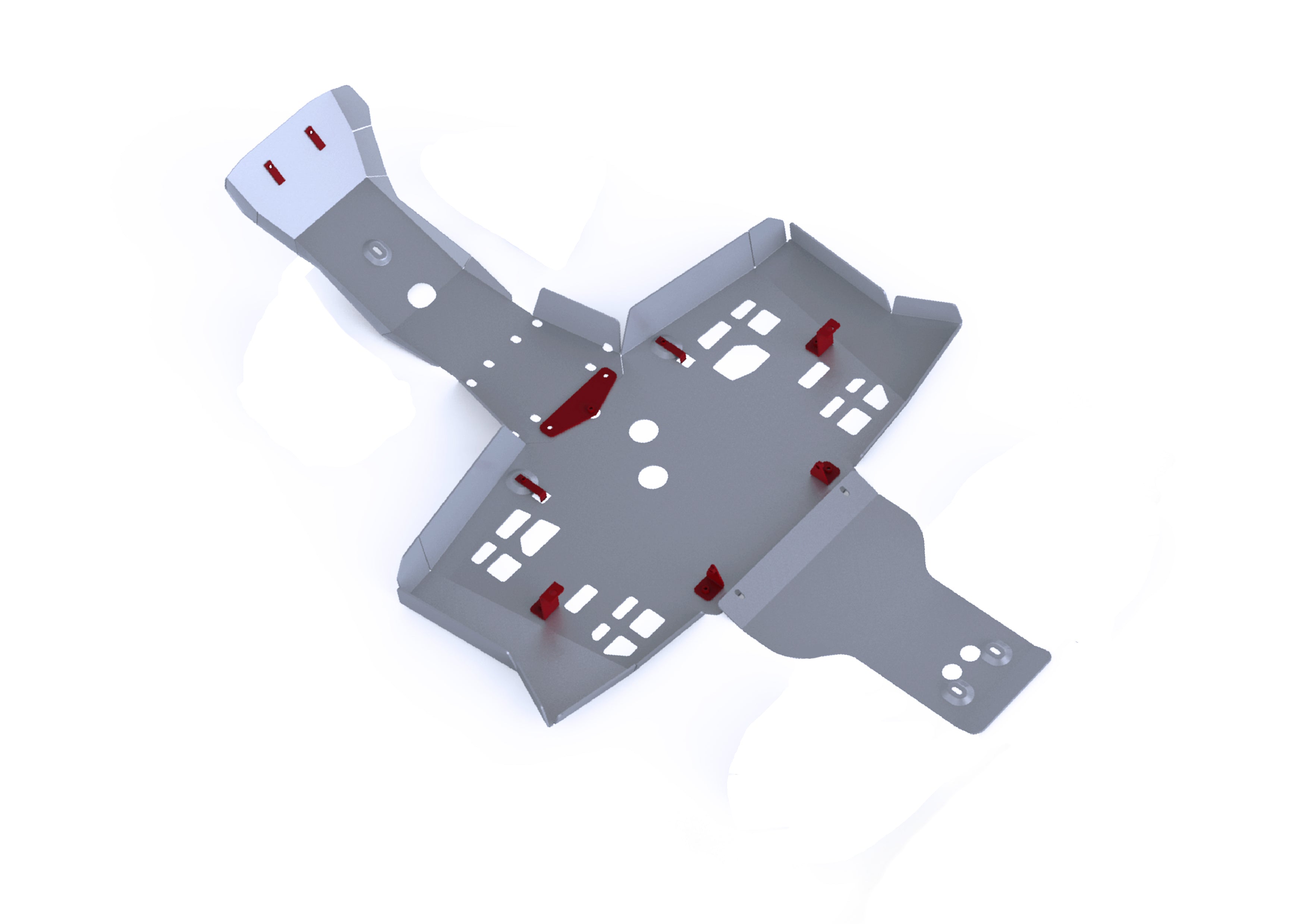 Photo of Honda TRX420 / 500 FA / FE / FM IRS Alloy Central Skid Plate by Rival Powersports USA - Premium Central Skid Plate Alloy for UTVs / Side by Sides