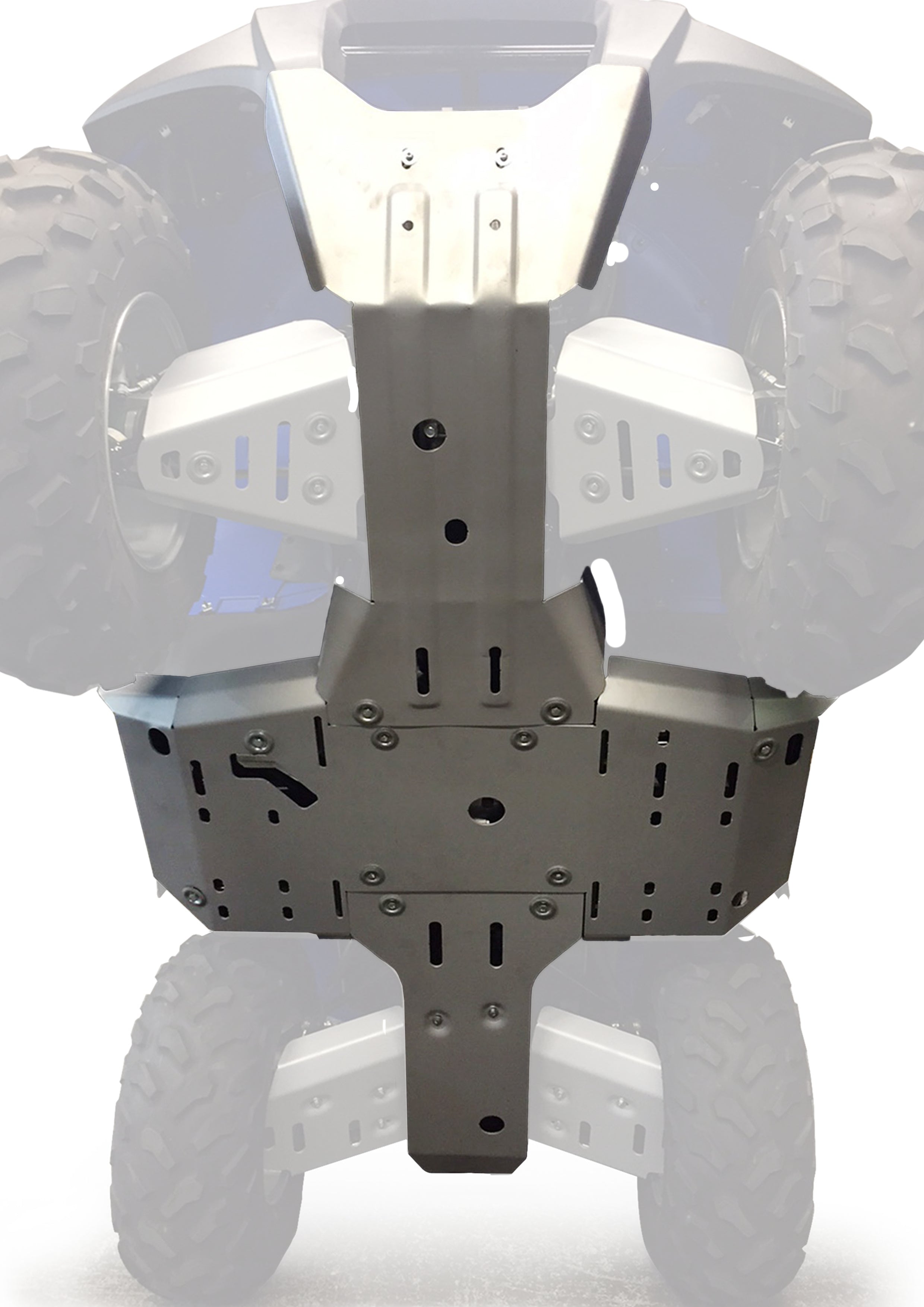 Photo of Kawasaki Brute Force 750 4x4i Alloy Central Skid Plate by Rival Powersports USA - Premium for UTVs / Side by Sides