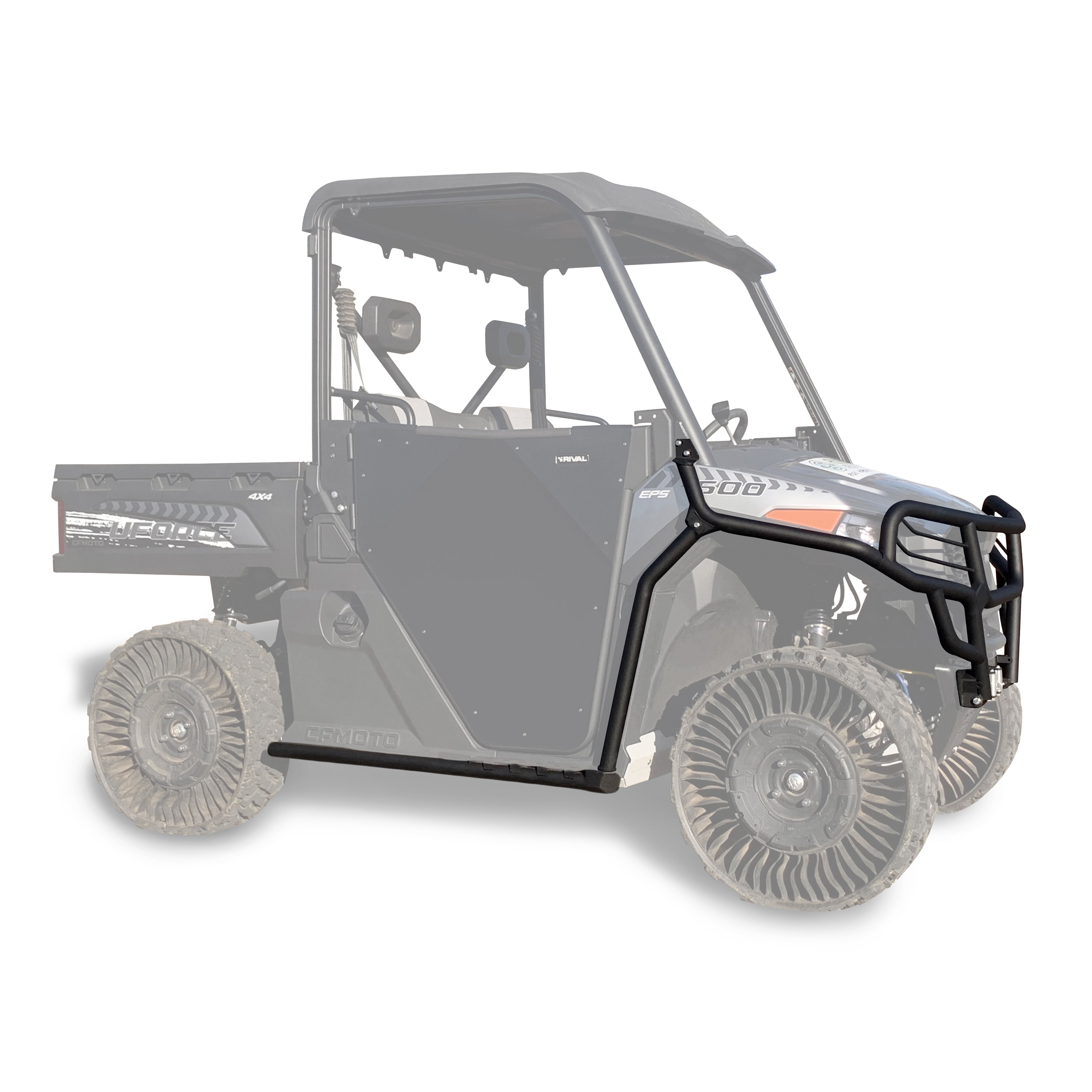 Photo of CF Moto U Force 600 Front Bumper Kit with Fender Guards and Rock Sliders by Rival Powersports USA - Premium for UTVs / Side by Sides