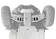 Photo of CF Moto Z Force 800 EX / 1000 Alloy Front A Arm Guards by Rival Powersports USA - Premium Alloy Front A Arm Guards for UTVs / Side by Sides