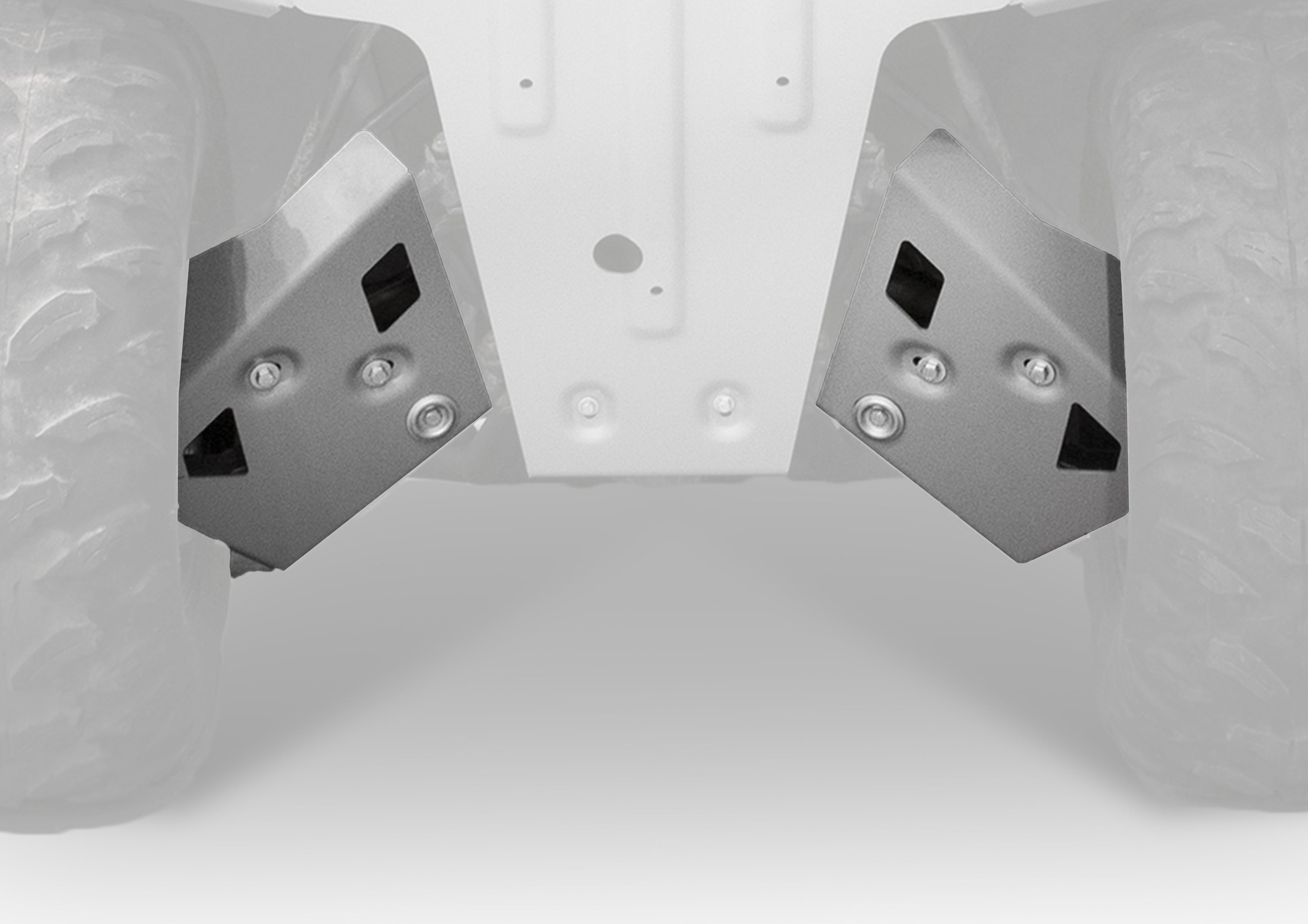 Photo of Yamaha Grizzly 700 Alloy Rear A Arm Guards by Rival Powersports USA - Premium for UTVs / Side by Sides