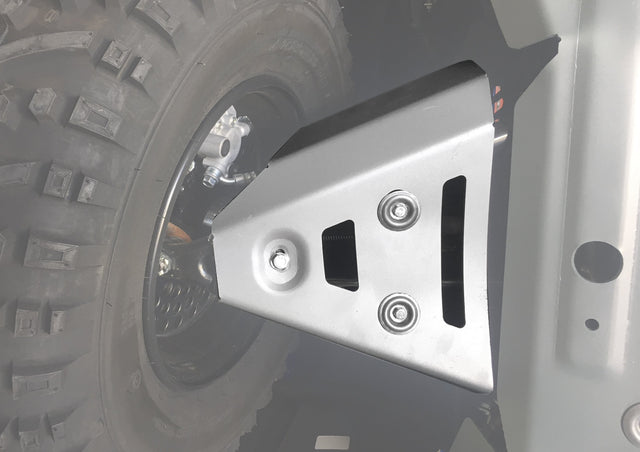 Photo of Yamaha Kodiak 450IRS Alloy Front A Arm Guards by Rival Powersports USA - Premium Alloy Front A Arm Guards for UTVs / Side by Sides