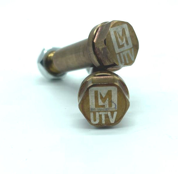 Photo of Low Profile High Strength Steering Tie Rod Clevis Bolt Kit by LM-UTV - Premium Bolts for UTVs / Side by Sides