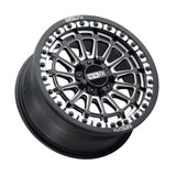 Delta R Beadlock Wheel - Satin Black Contrast Cut (14")