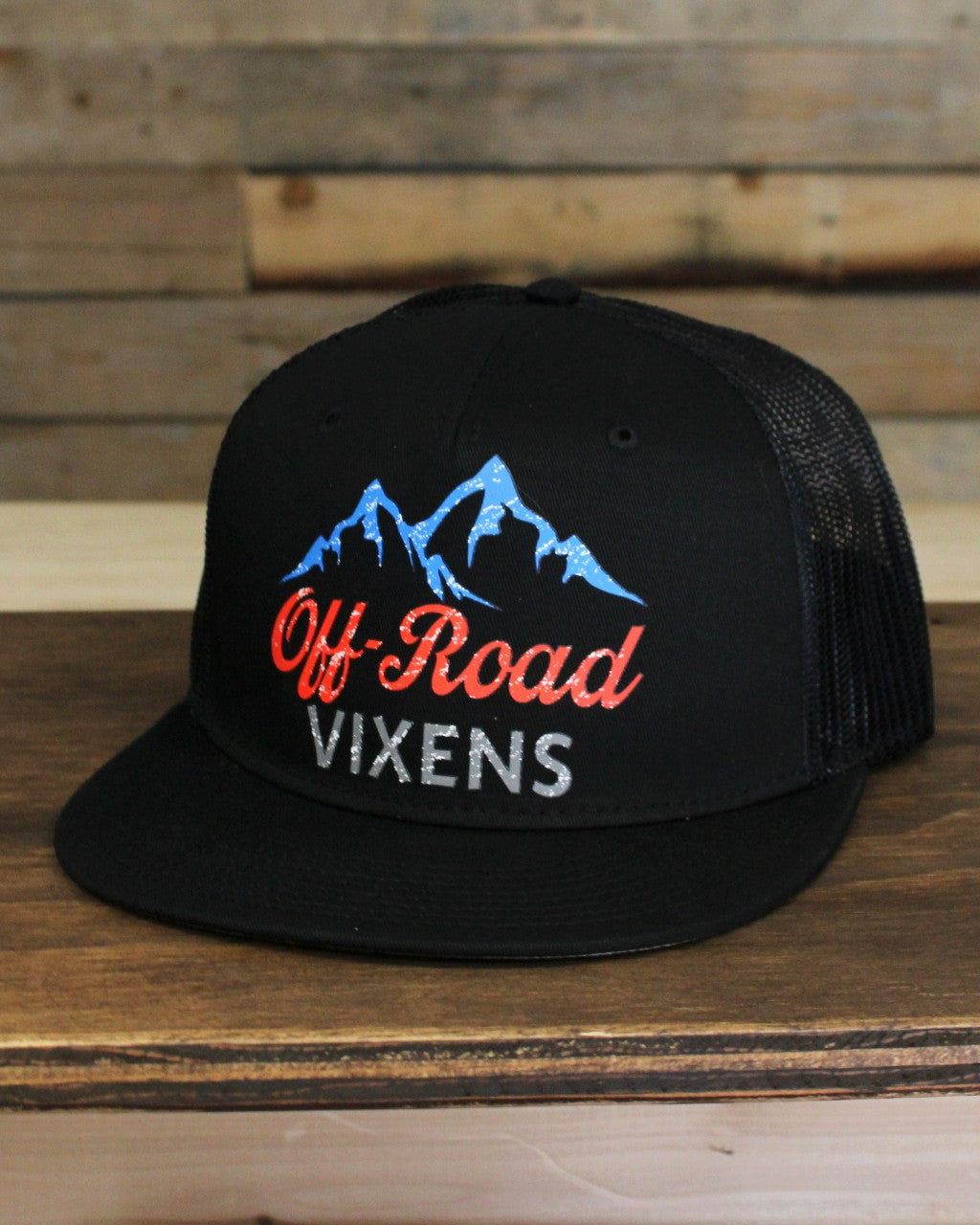 Photo of Rocky Mountain Flatbill Hat by OFF-ROAD VIXENS CLOTHING CO. - Premium Hats for UTVs / Side by Sides