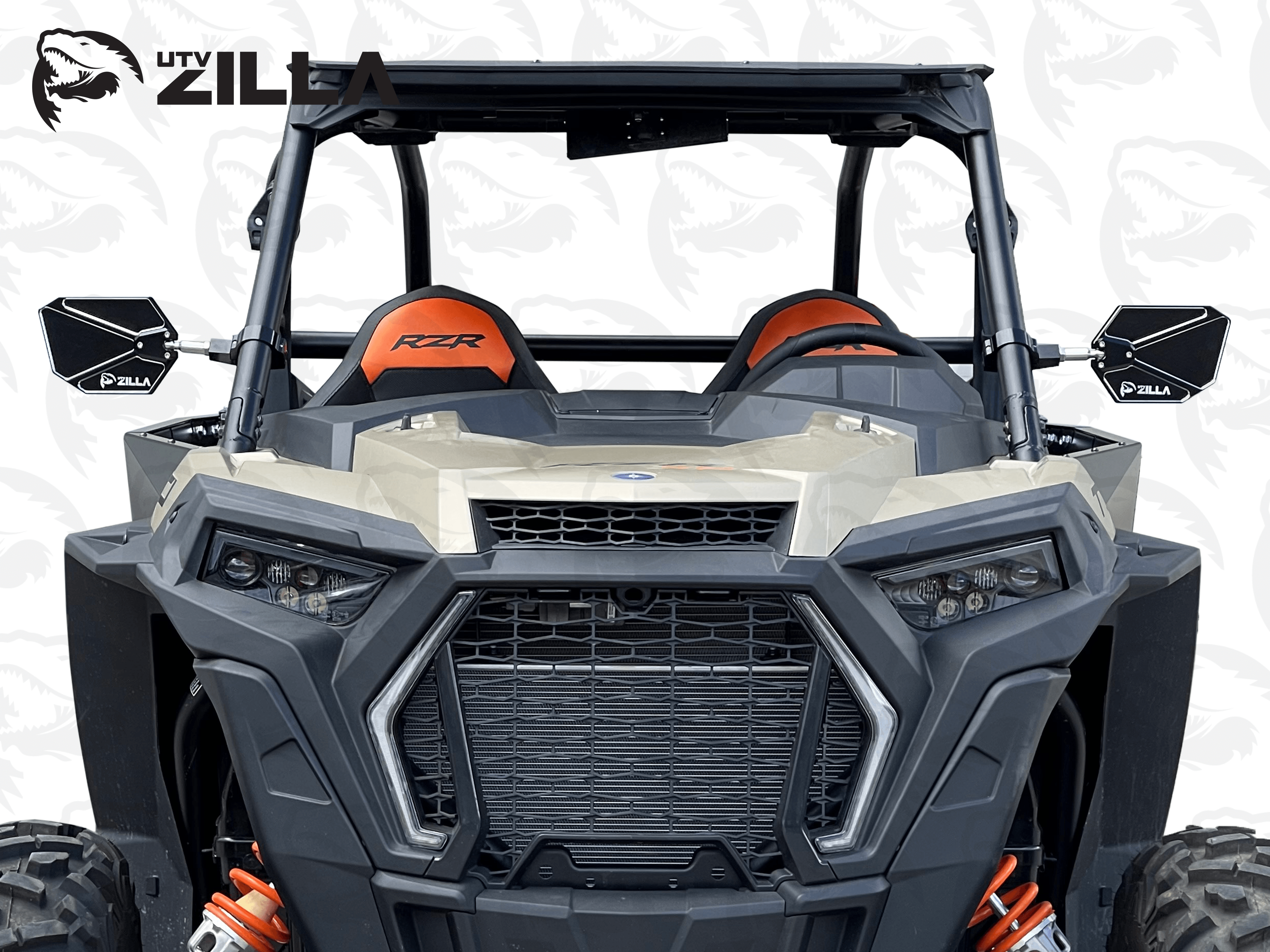 Photo of SABER Billet Mirrors by UTVZILLA - Premium for UTVs / Side by Sides