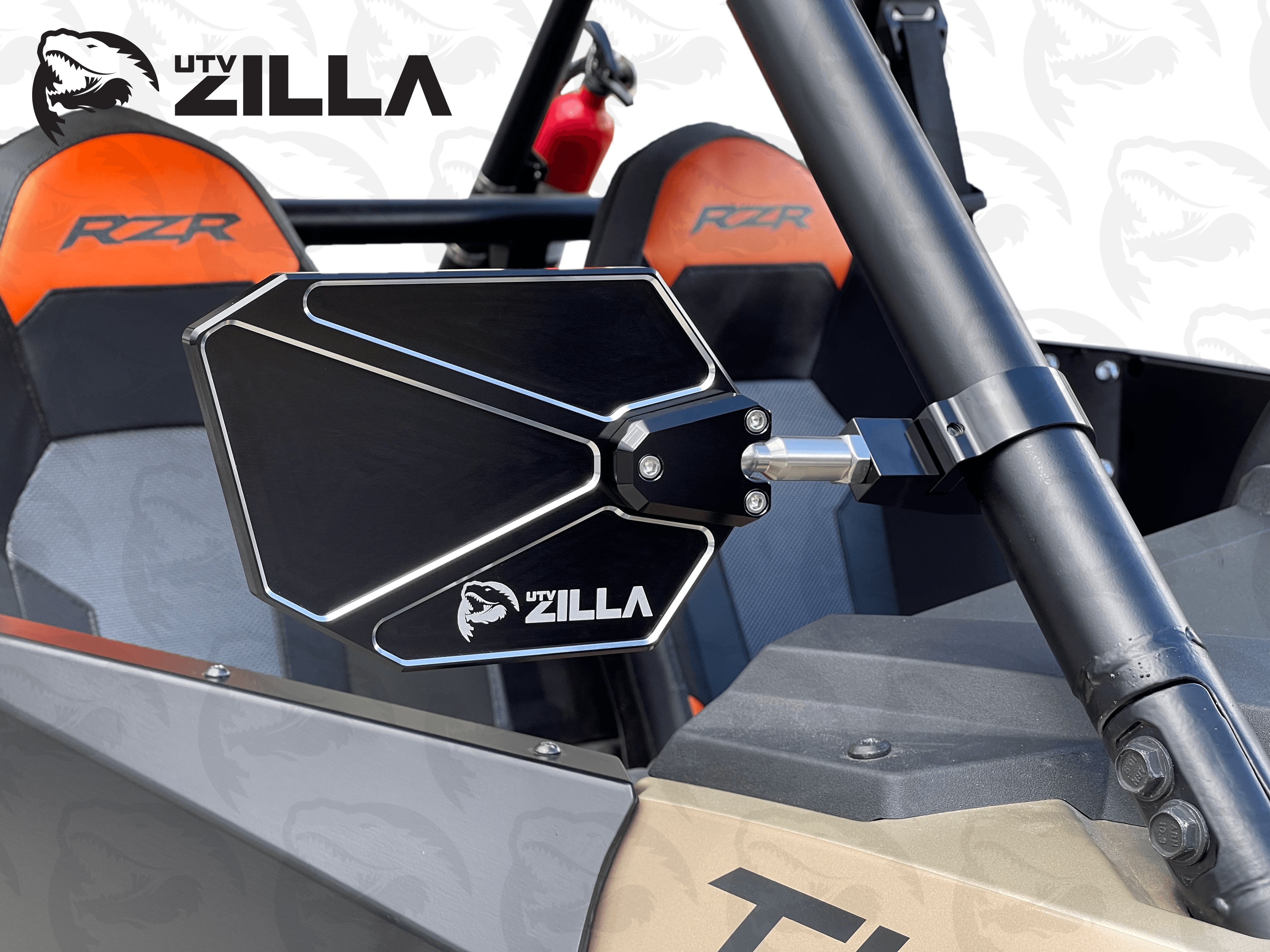 Photo of SABER Billet Mirrors by UTVZILLA - Premium for UTVs / Side by Sides