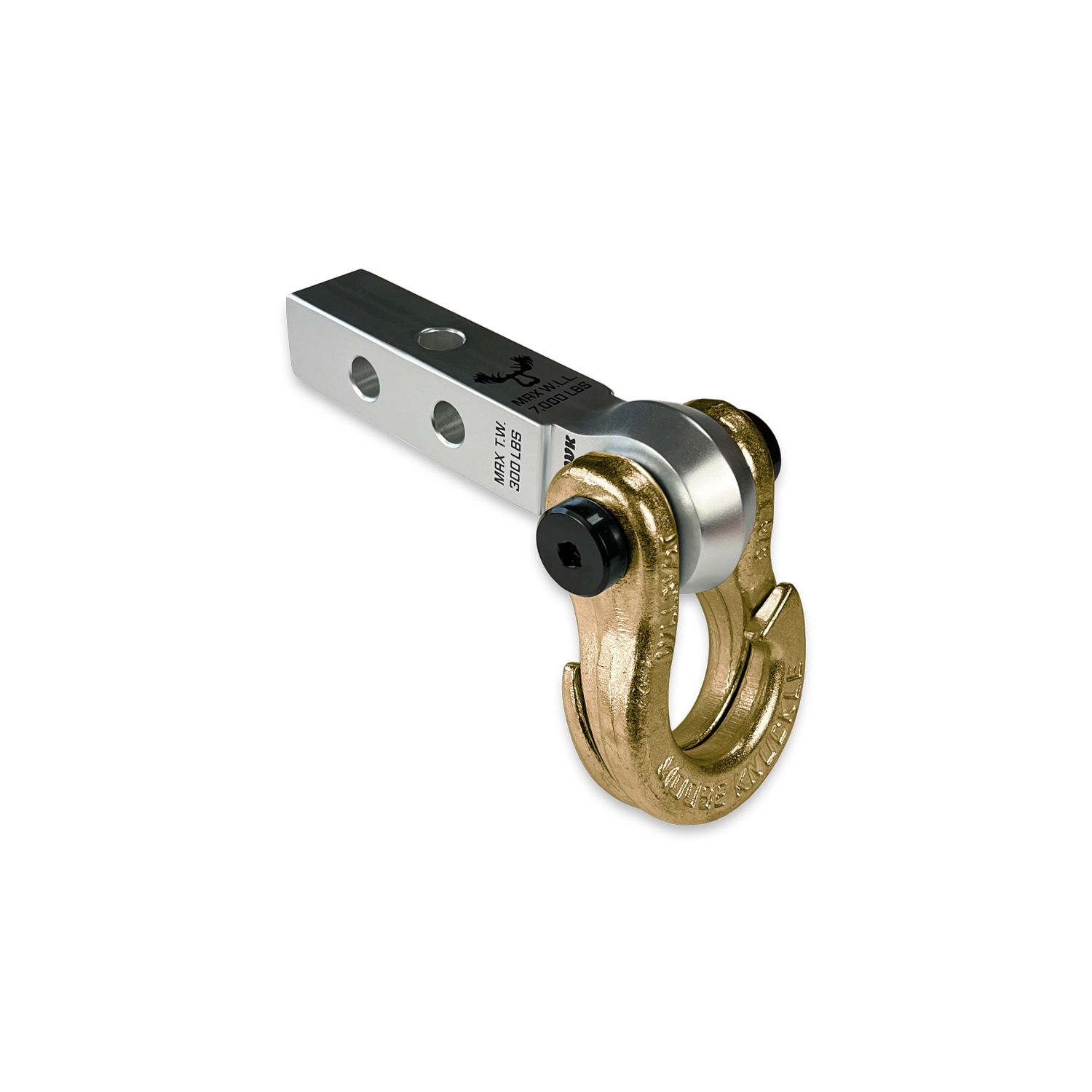 Photo of Jowl 5/8 Split Shackle and Mohawk 1.25 Receiver Combo by Forward Notion, LLC - Premium Recovery Gear for UTVs / Side by Sides