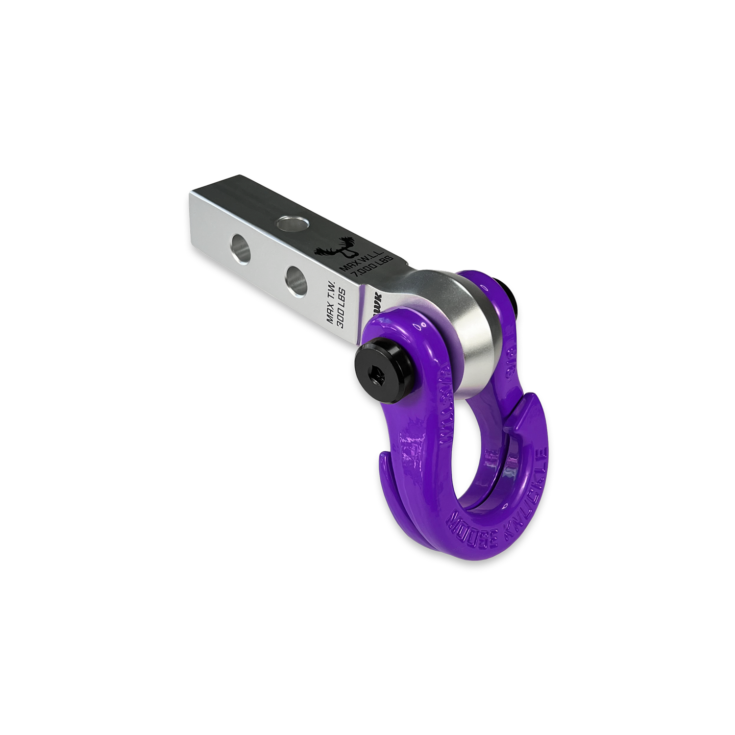 Photo of Jowl 5/8 Split Shackle and Mohawk 1.25 Receiver Combo by Forward Notion, LLC - Premium Recovery Gear for UTVs / Side by Sides