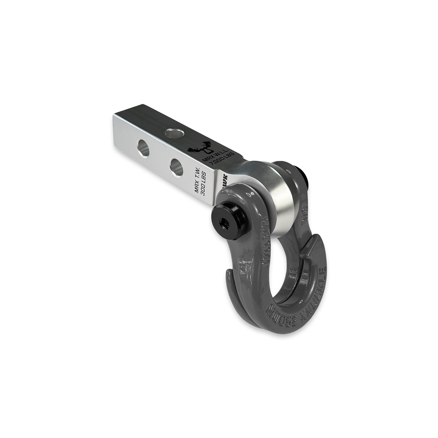 Photo of Jowl 5/8 Split Shackle and Mohawk 1.25 Receiver Combo by Forward Notion, LLC - Premium Recovery Gear for UTVs / Side by Sides