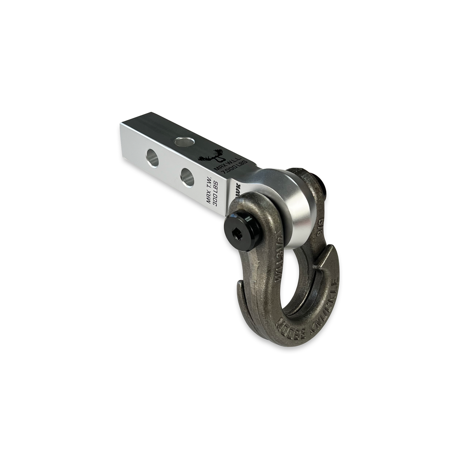 Photo of Jowl 5/8 Split Shackle and Mohawk 1.25 Receiver Combo by Forward Notion, LLC - Premium Recovery Gear for UTVs / Side by Sides
