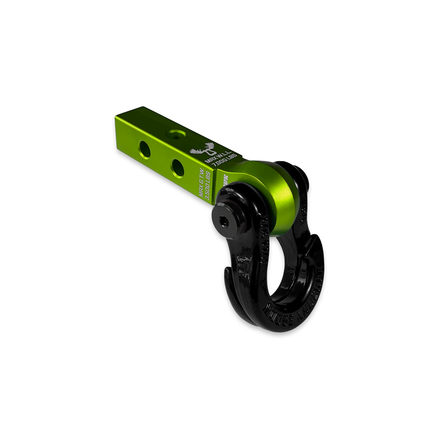 Photo of Jowl 5/8 Split Shackle and Mohawk 1.25 Receiver Combo by Forward Notion, LLC - Premium Recovery Gear for UTVs / Side by Sides