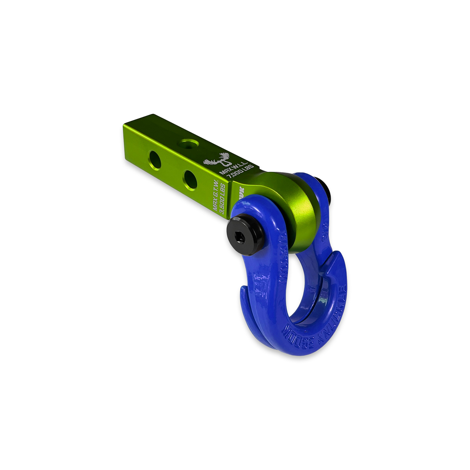 Photo of Jowl 5/8 Split Shackle and Mohawk 1.25 Receiver Combo by Forward Notion, LLC - Premium Recovery Gear for UTVs / Side by Sides