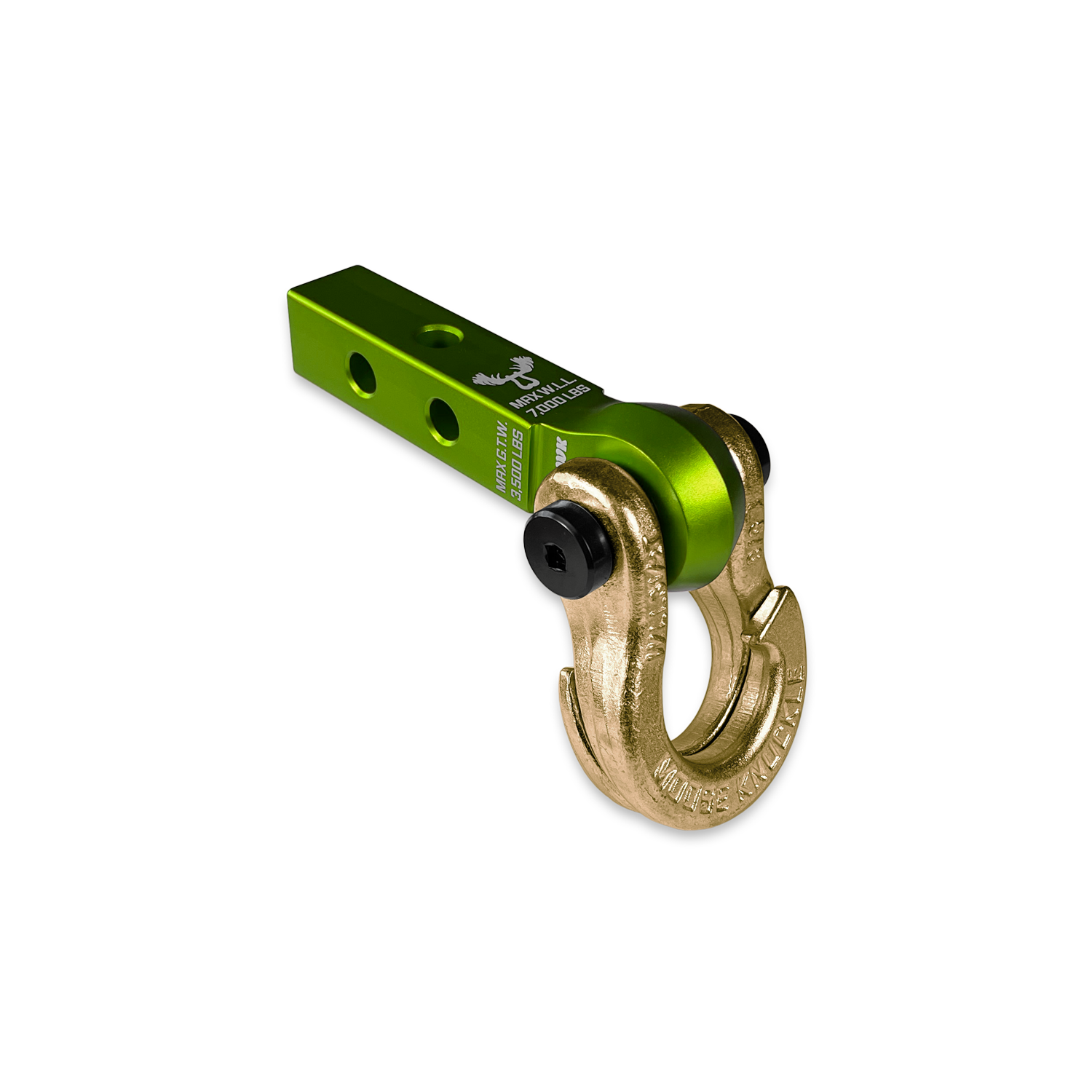 Photo of Jowl 5/8 Split Shackle and Mohawk 1.25 Receiver Combo by Forward Notion, LLC - Premium Recovery Gear for UTVs / Side by Sides