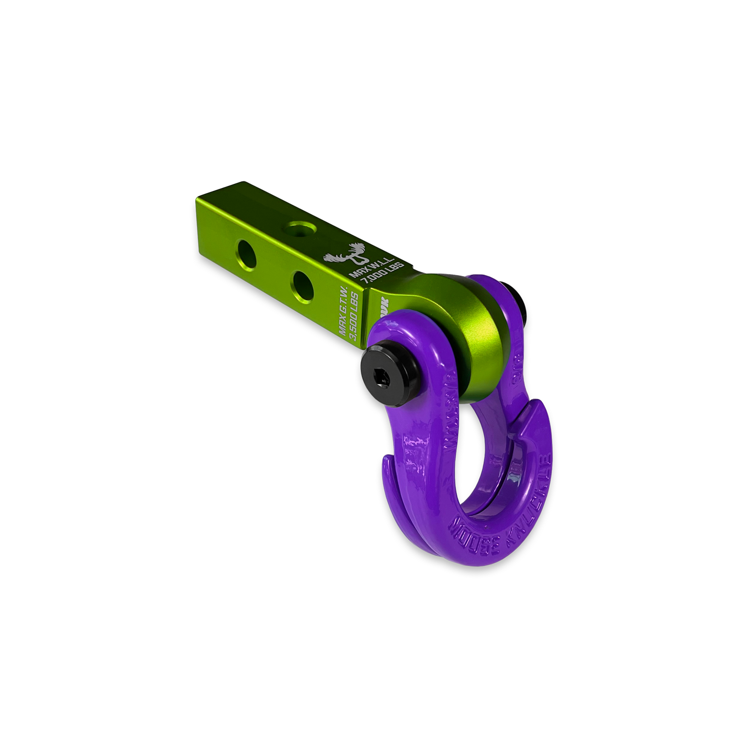 Photo of Jowl 5/8 Split Shackle and Mohawk 1.25 Receiver Combo by Forward Notion, LLC - Premium Recovery Gear for UTVs / Side by Sides