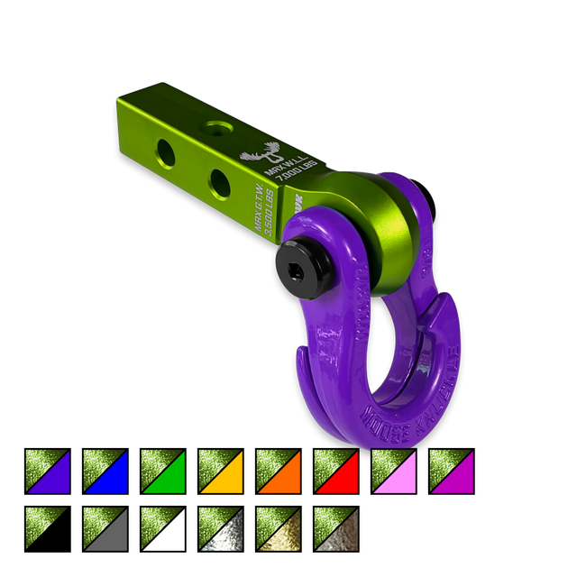 Photo of Jowl 5/8 Split Shackle and Mohawk 1.25 Receiver Combo by Forward Notion, LLC - Premium Recovery Gear for UTVs / Side by Sides