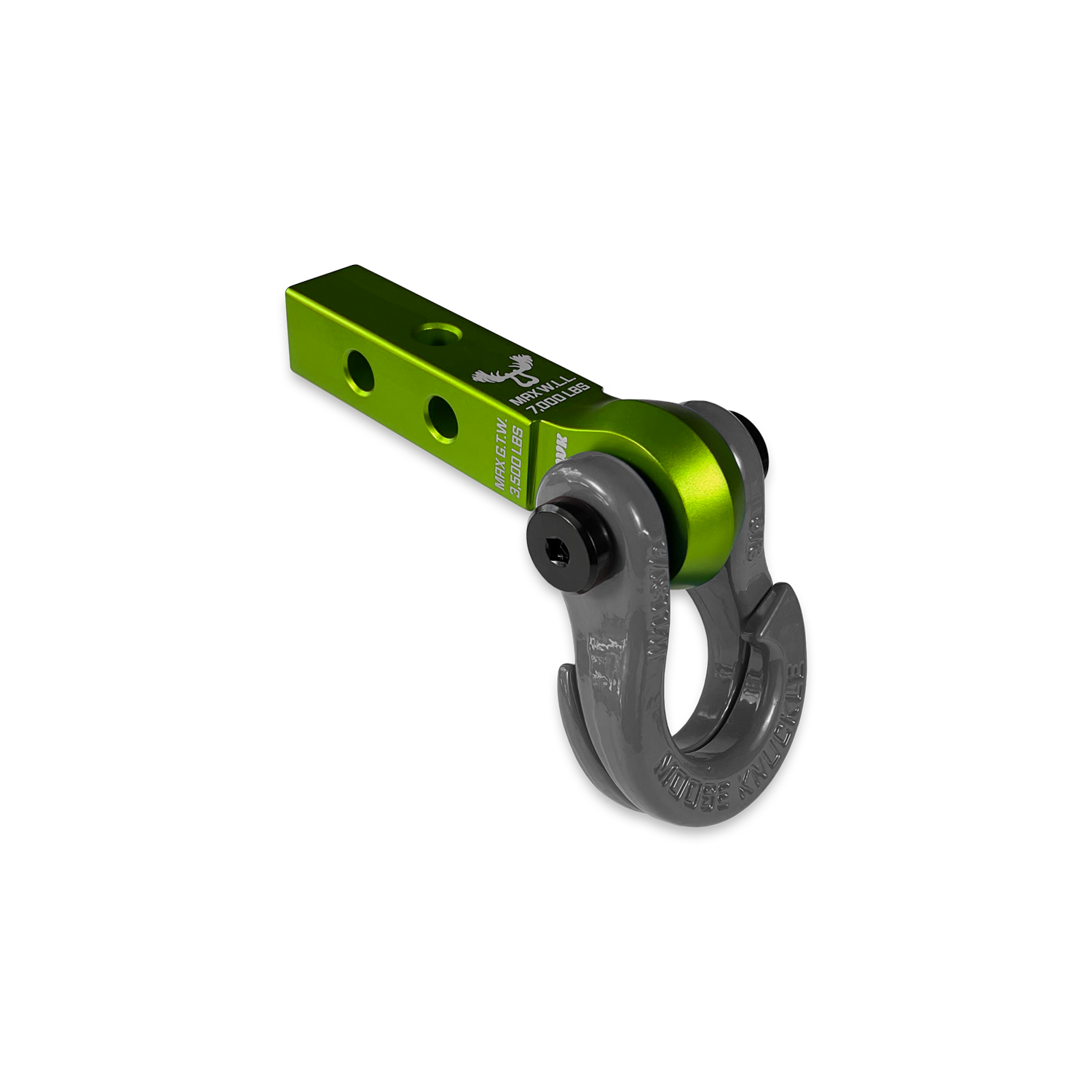 Photo of Jowl 5/8 Split Shackle and Mohawk 1.25 Receiver Combo by Forward Notion, LLC - Premium Recovery Gear for UTVs / Side by Sides