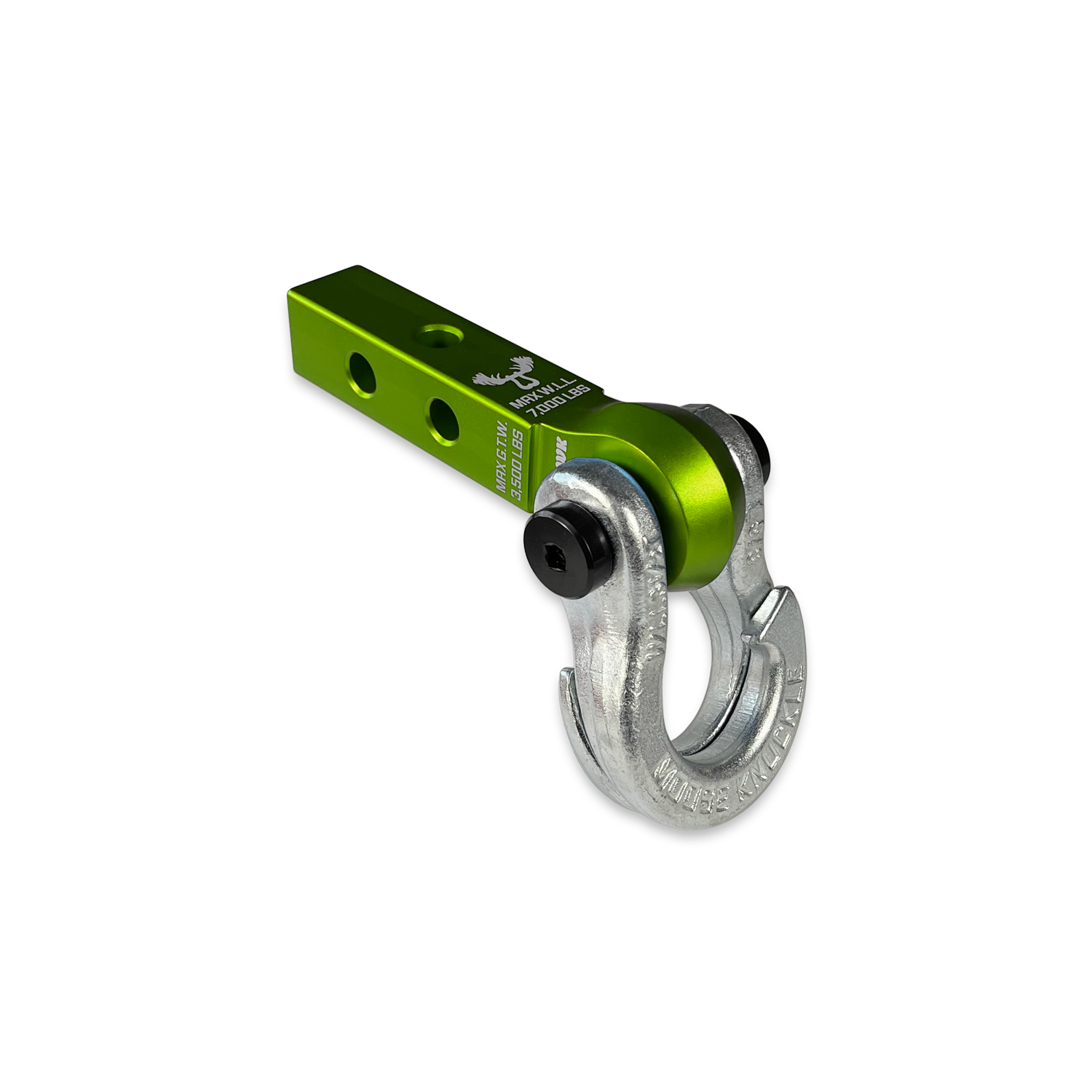 Photo of Jowl 5/8 Split Shackle and Mohawk 1.25 Receiver Combo by Forward Notion, LLC - Premium Recovery Gear for UTVs / Side by Sides