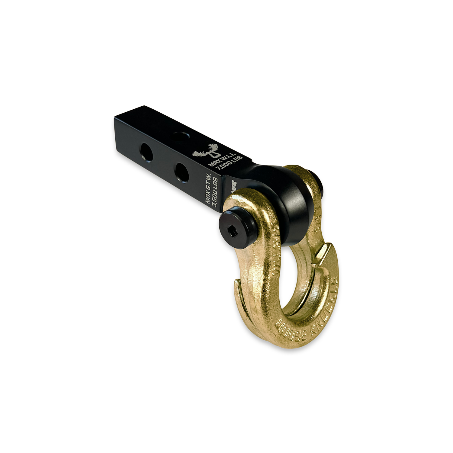 Photo of Jowl 5/8 Split Shackle and Mohawk 1.25 Receiver Combo by Forward Notion, LLC - Premium Recovery Gear for UTVs / Side by Sides