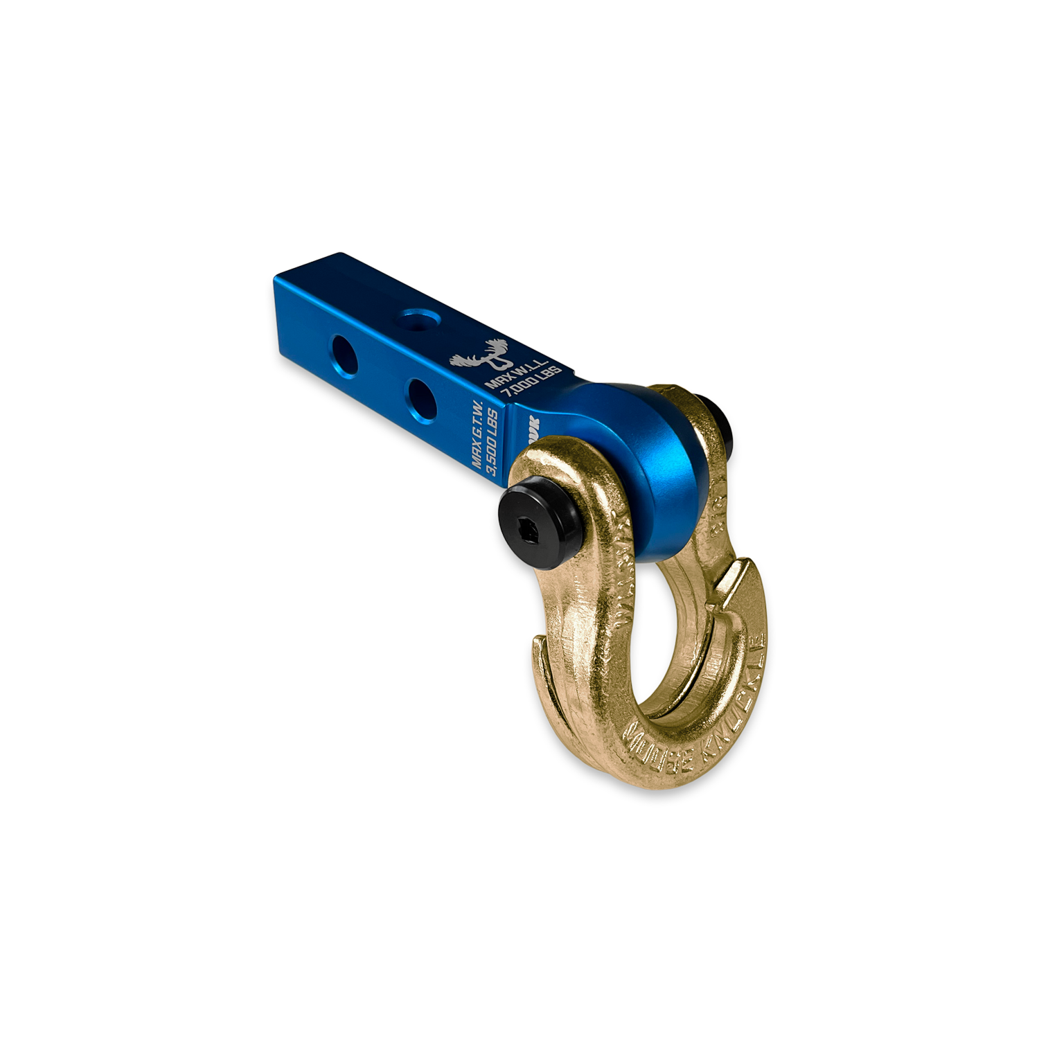 Photo of Jowl 5/8 Split Shackle and Mohawk 1.25 Receiver Combo by Forward Notion, LLC - Premium Recovery Gear for UTVs / Side by Sides