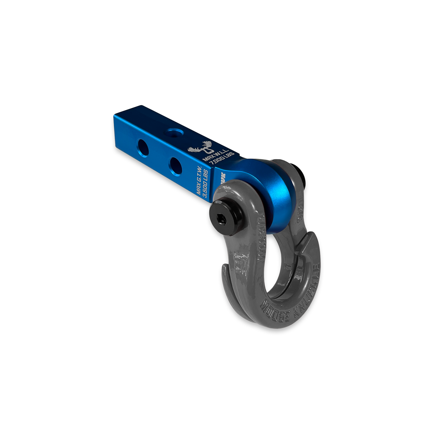 Photo of Jowl 5/8 Split Shackle and Mohawk 1.25 Receiver Combo by Forward Notion, LLC - Premium Recovery Gear for UTVs / Side by Sides