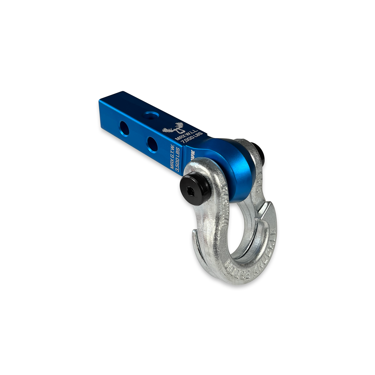 Photo of Jowl 5/8 Split Shackle and Mohawk 1.25 Receiver Combo by Forward Notion, LLC - Premium Recovery Gear for UTVs / Side by Sides