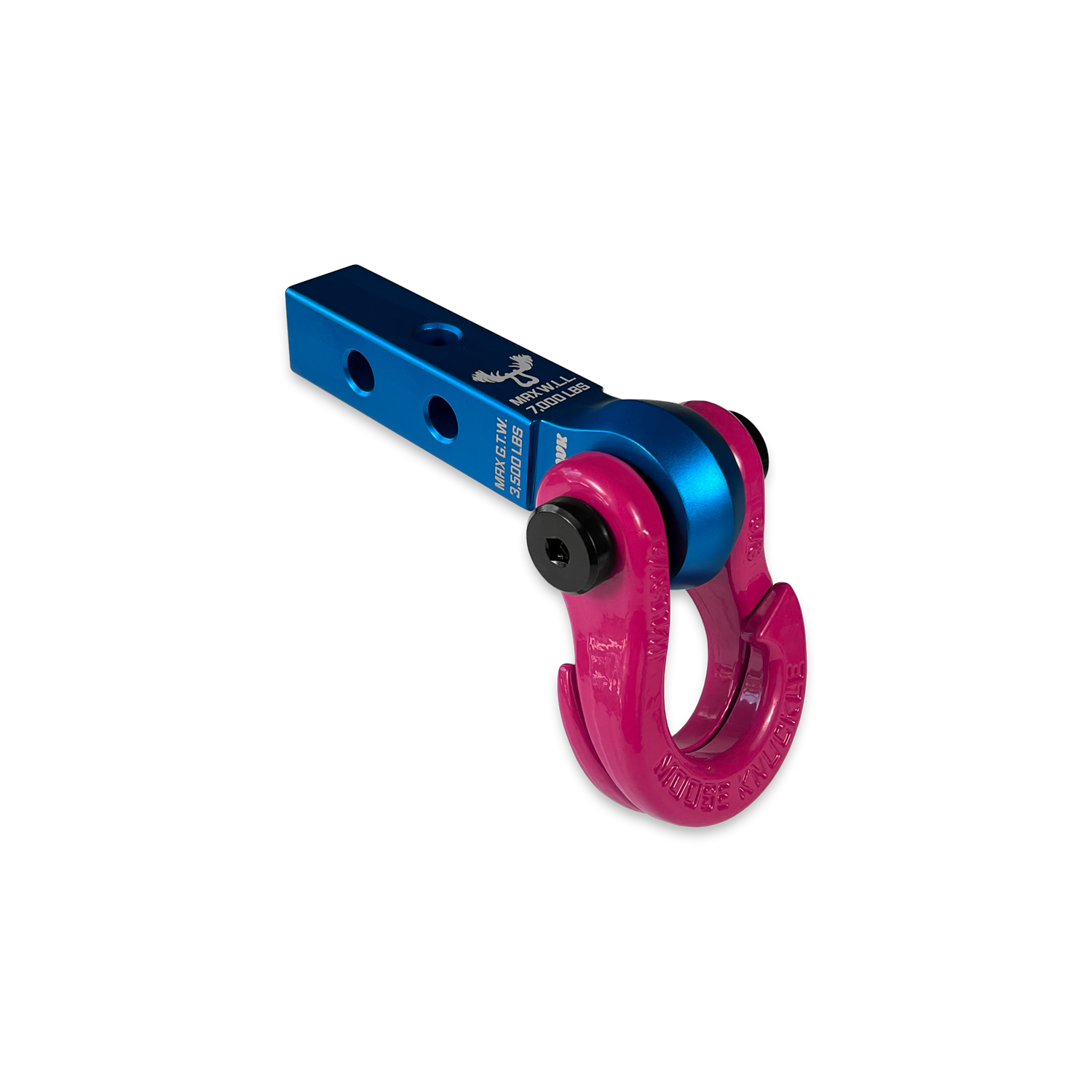 Photo of Jowl 5/8 Split Shackle and Mohawk 1.25 Receiver Combo by Forward Notion, LLC - Premium Recovery Gear for UTVs / Side by Sides