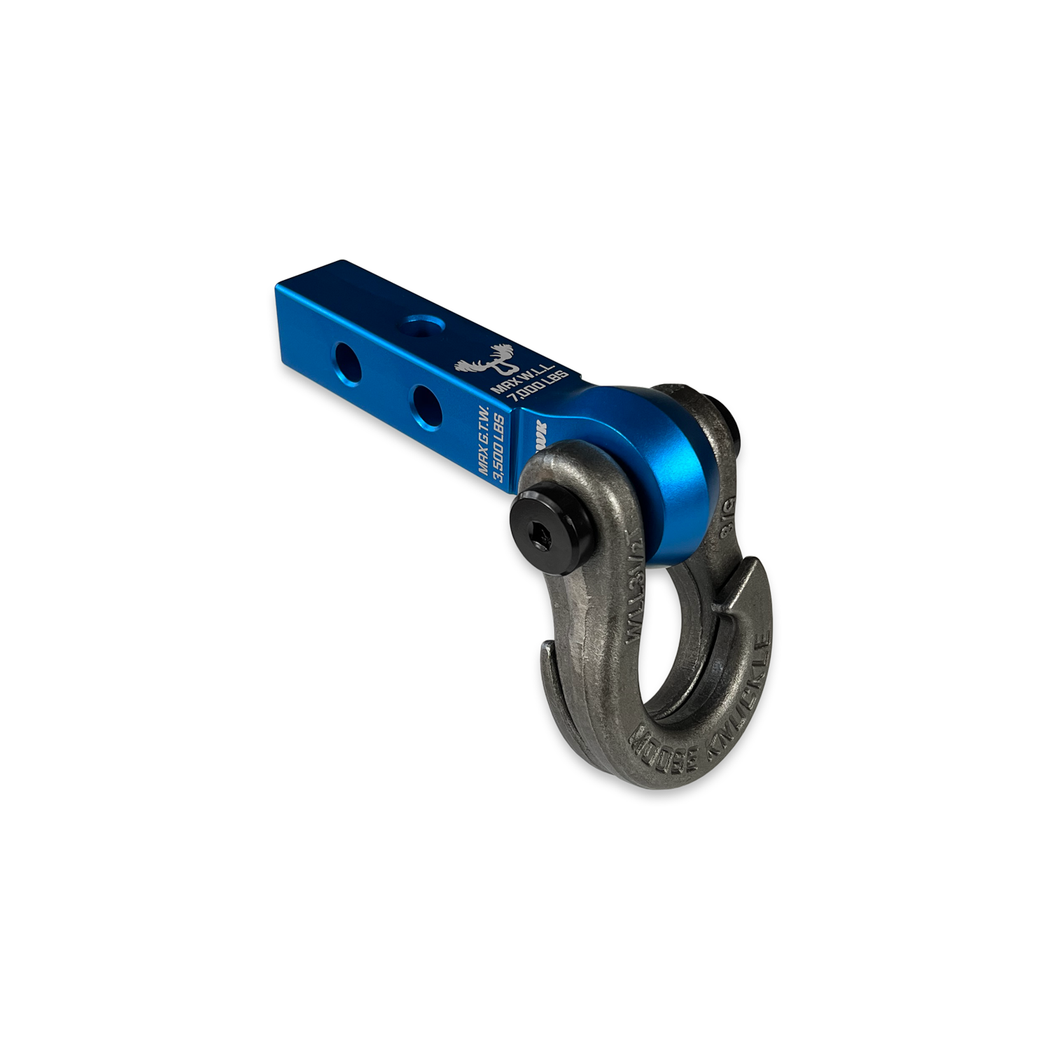 Photo of Jowl 5/8 Split Shackle and Mohawk 1.25 Receiver Combo by Forward Notion, LLC - Premium Recovery Gear for UTVs / Side by Sides