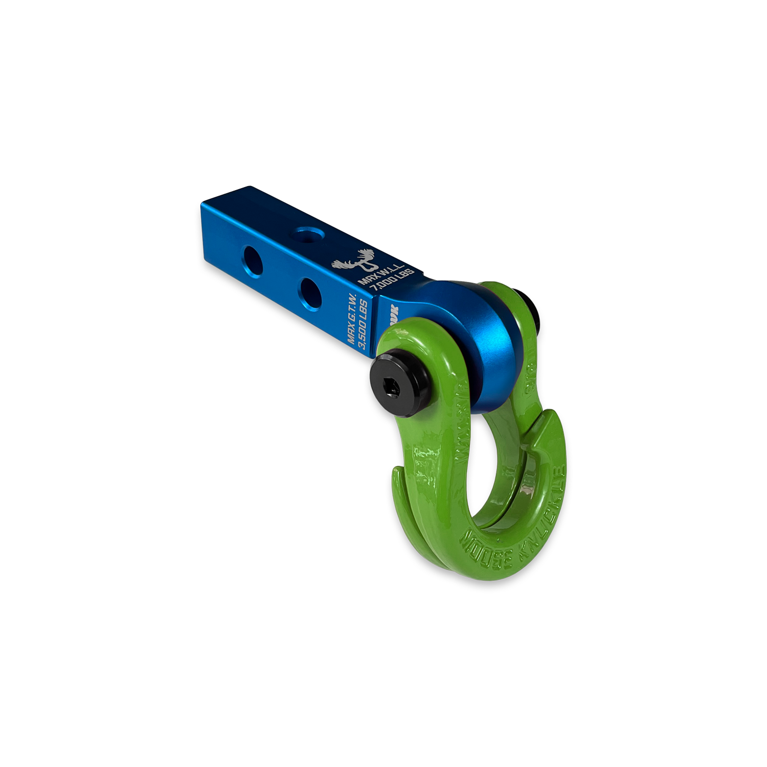 Photo of Jowl 5/8 Split Shackle and Mohawk 1.25 Receiver Combo by Forward Notion, LLC - Premium Recovery Gear for UTVs / Side by Sides