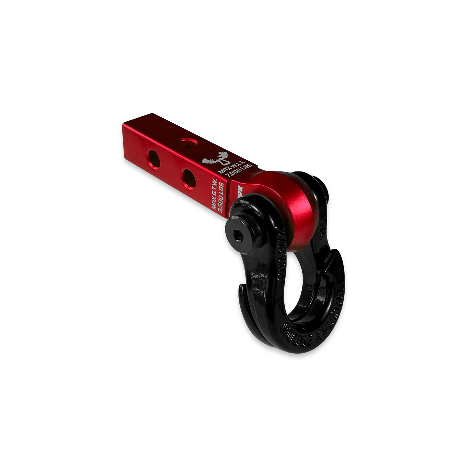 Photo of Jowl 5/8 Split Shackle and Mohawk 1.25 Receiver Combo by Forward Notion, LLC - Premium Recovery Gear for UTVs / Side by Sides