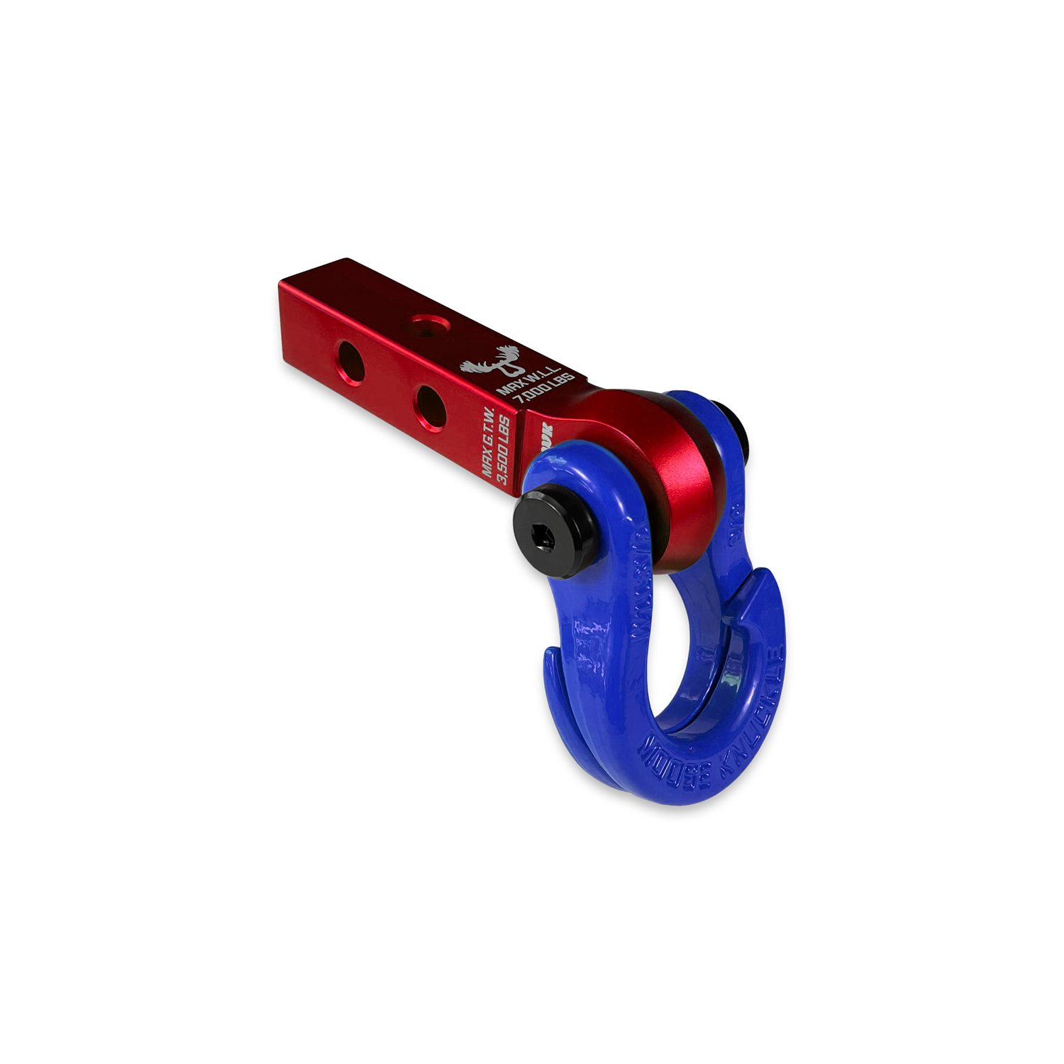 Photo of Jowl 5/8 Split Shackle and Mohawk 1.25 Receiver Combo by Forward Notion, LLC - Premium Recovery Gear for UTVs / Side by Sides