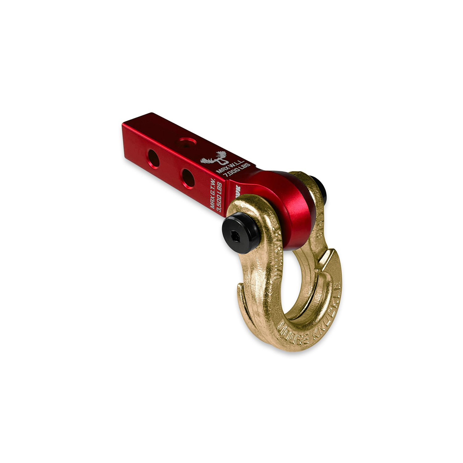 Photo of Jowl 5/8 Split Shackle and Mohawk 1.25 Receiver Combo by Forward Notion, LLC - Premium Recovery Gear for UTVs / Side by Sides