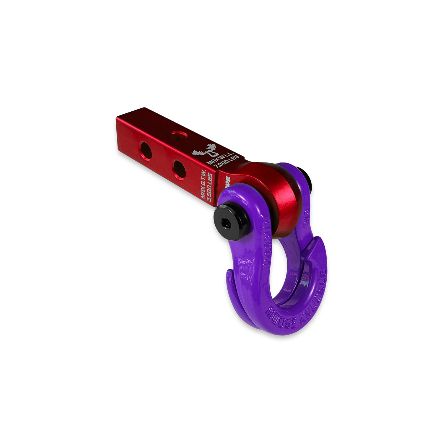 Photo of Jowl 5/8 Split Shackle and Mohawk 1.25 Receiver Combo by Forward Notion, LLC - Premium Recovery Gear for UTVs / Side by Sides