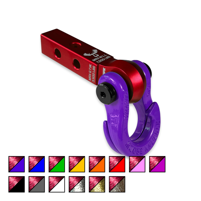 Photo of Jowl 5/8 Split Shackle and Mohawk 1.25 Receiver Combo by Forward Notion, LLC - Premium Recovery Gear for UTVs / Side by Sides