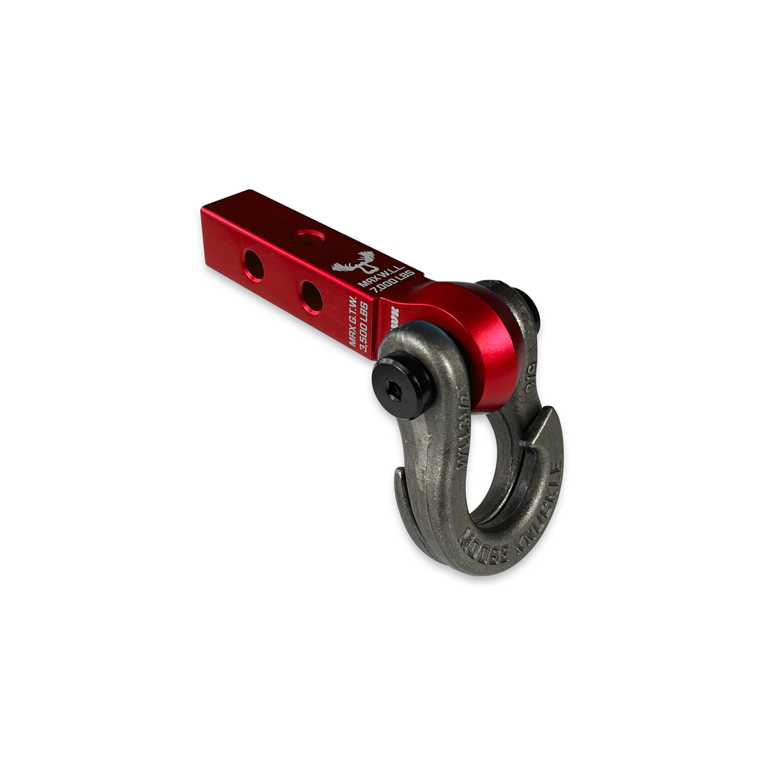 Photo of Jowl 5/8 Split Shackle and Mohawk 1.25 Receiver Combo by Forward Notion, LLC - Premium Recovery Gear for UTVs / Side by Sides