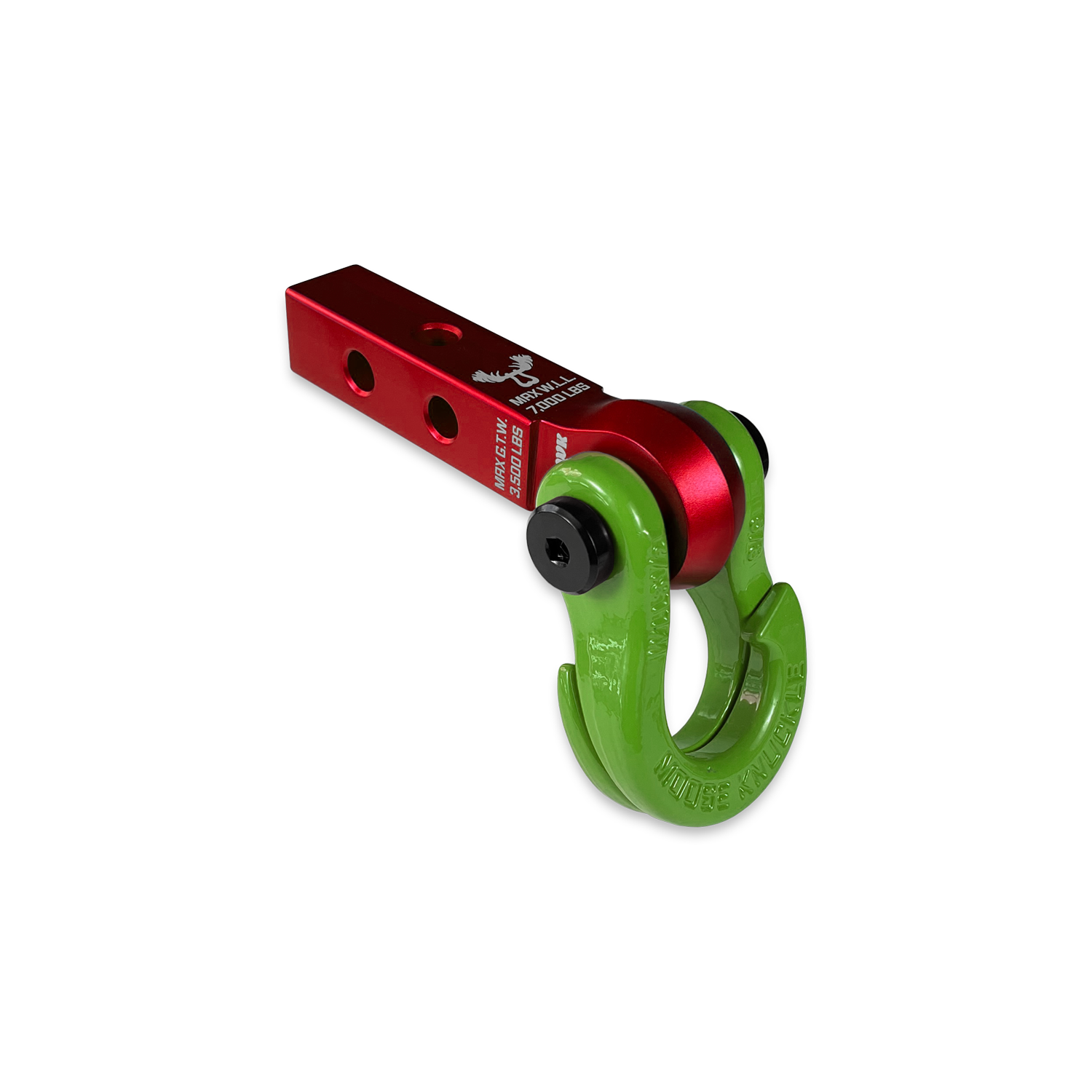 Photo of Jowl 5/8 Split Shackle and Mohawk 1.25 Receiver Combo by Forward Notion, LLC - Premium Recovery Gear for UTVs / Side by Sides