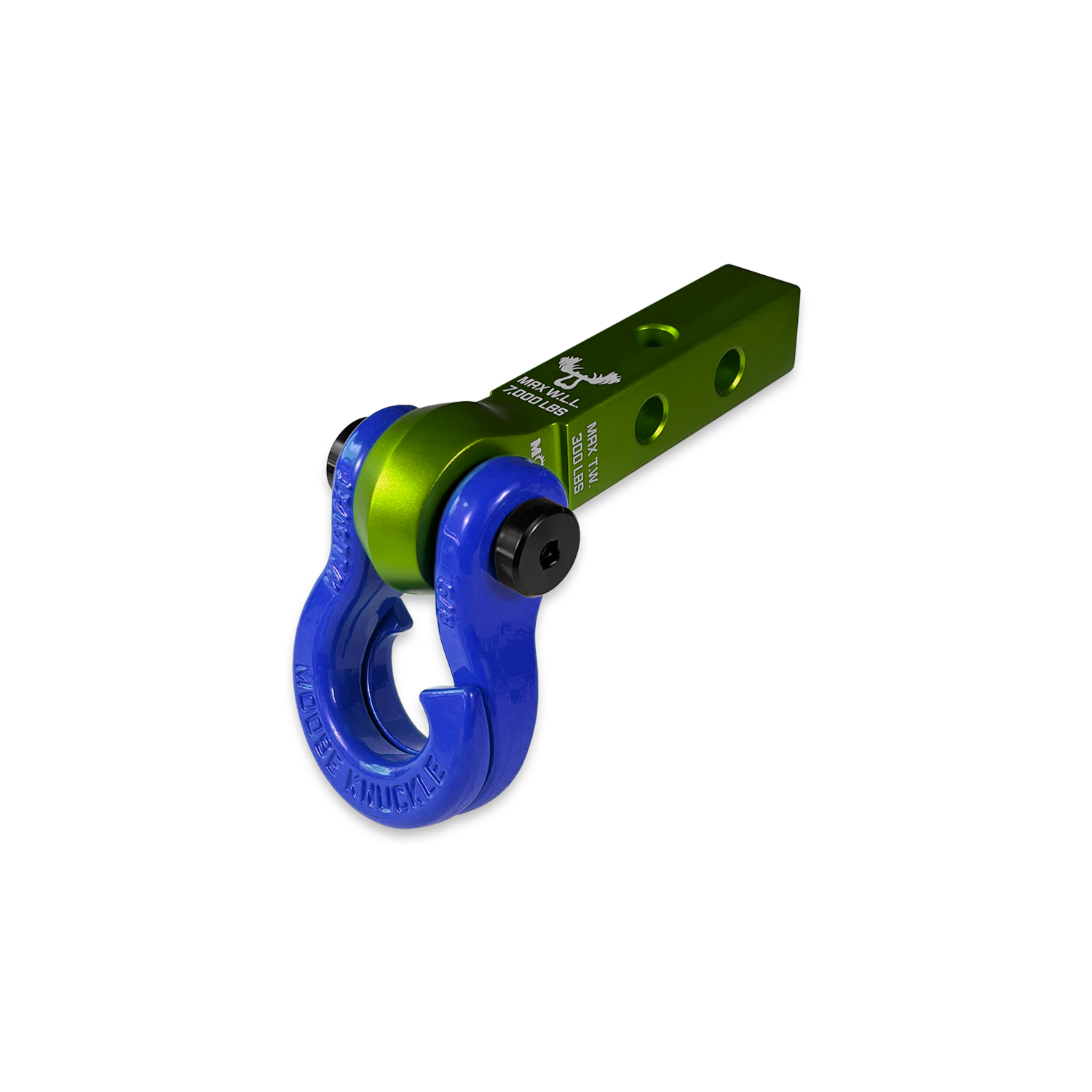 Photo of Jowl 5/8 Split Shackle and Mohawk 1.25 Receiver Combo by Forward Notion, LLC - Premium Recovery Gear for UTVs / Side by Sides