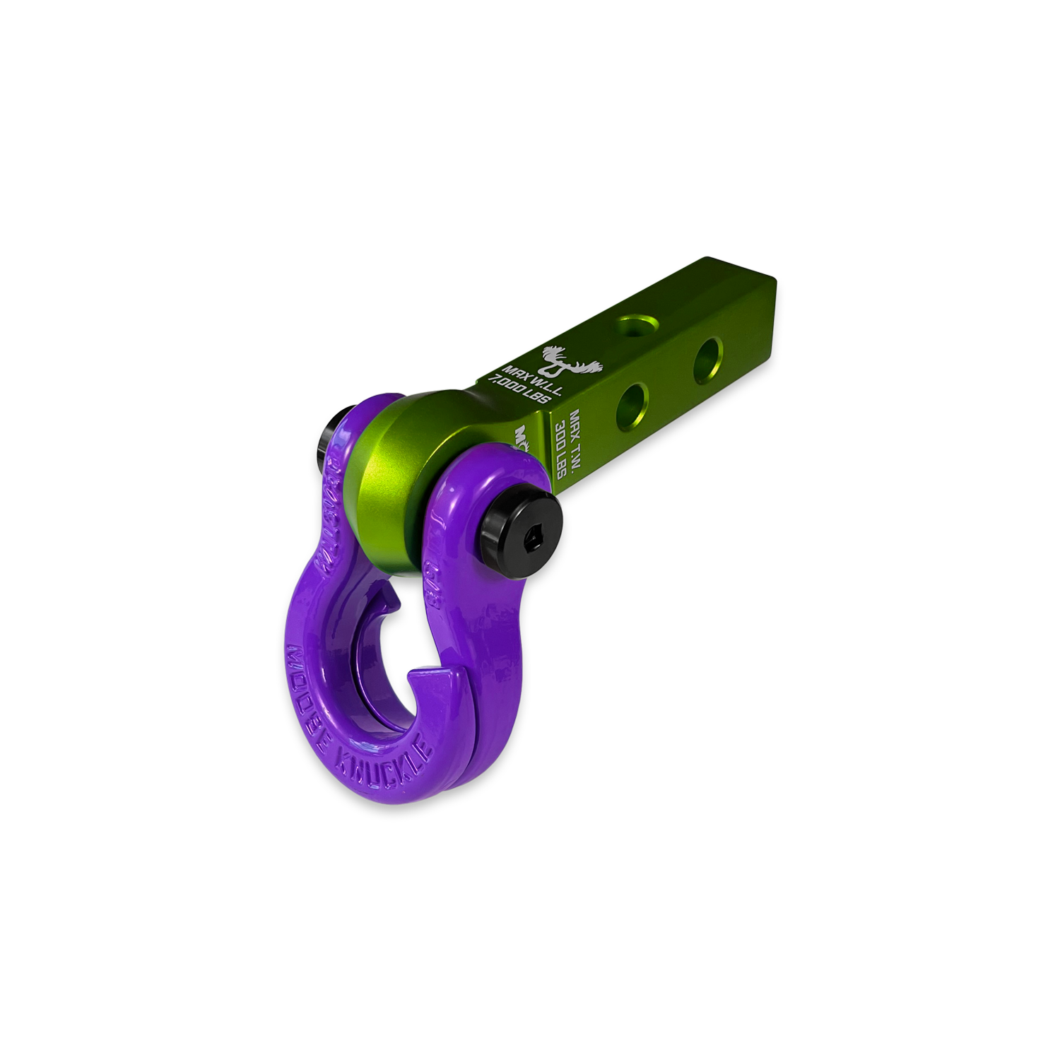 Photo of Jowl 5/8 Split Shackle and Mohawk 1.25 Receiver Combo by Forward Notion, LLC - Premium Recovery Gear for UTVs / Side by Sides