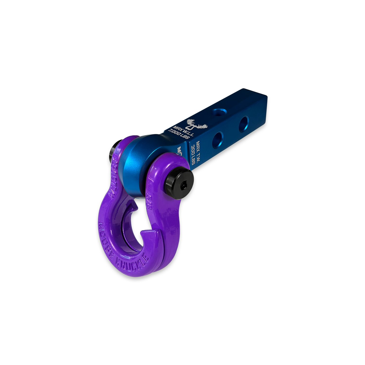 Photo of Jowl 5/8 Split Shackle and Mohawk 1.25 Receiver Combo by Forward Notion, LLC - Premium Recovery Gear for UTVs / Side by Sides