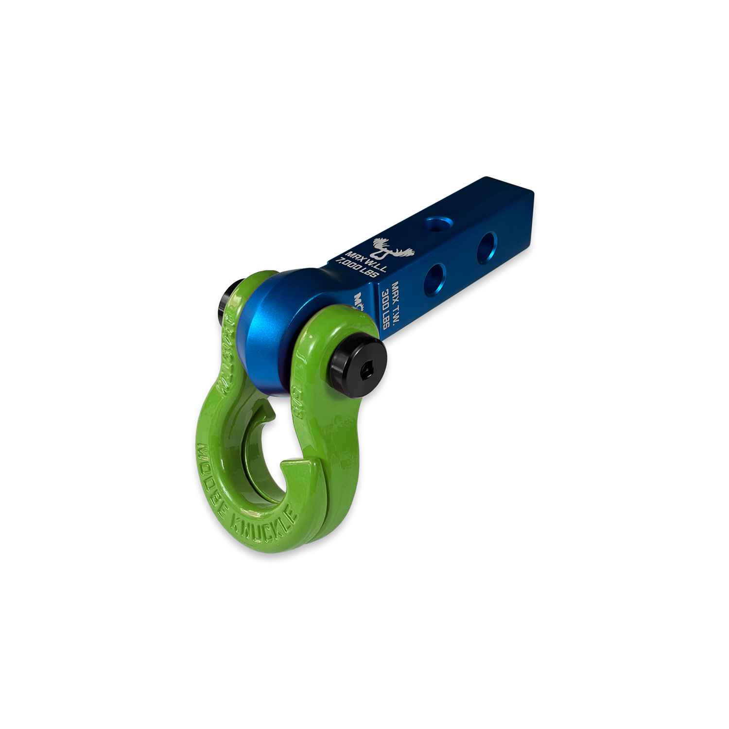 Photo of Jowl 5/8 Split Shackle and Mohawk 1.25 Receiver Combo by Forward Notion, LLC - Premium Recovery Gear for UTVs / Side by Sides