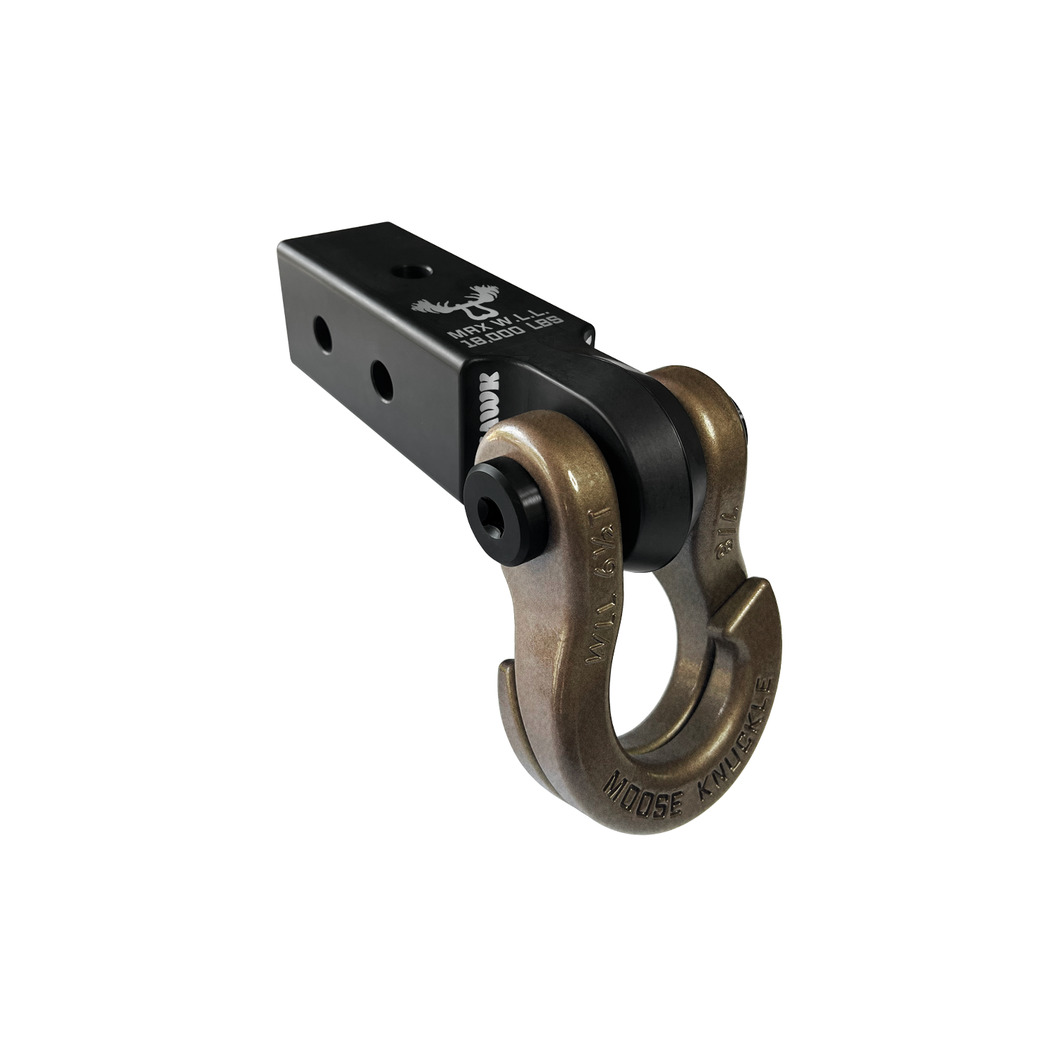 Photo of Jowl™ 7/8 Split Shackle™ and Mohawk 2.5 Receiver Combo by Forward Notion, LLC - Premium Recovery Gear for UTVs / Side by Sides