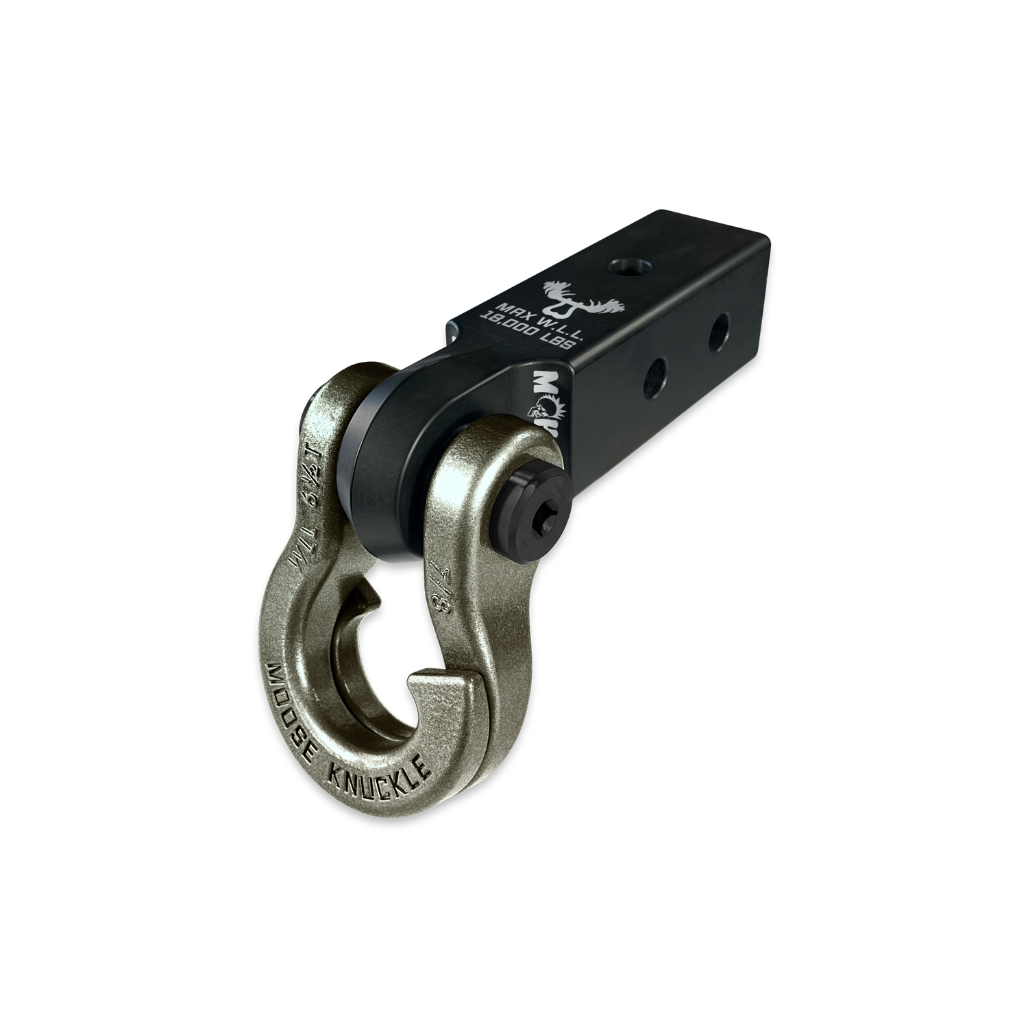 Photo of Jowl™ 7/8 Split Shackle™ and Mohawk 2.5 Receiver Combo by Forward Notion, LLC - Premium Recovery Gear for UTVs / Side by Sides