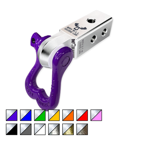 Photo of XL 3/4 Shackle and Mohawk 2.0 Receiver Combo by Forward Notion, LLC - Premium Recovery Gear for UTVs / Side by Sides
