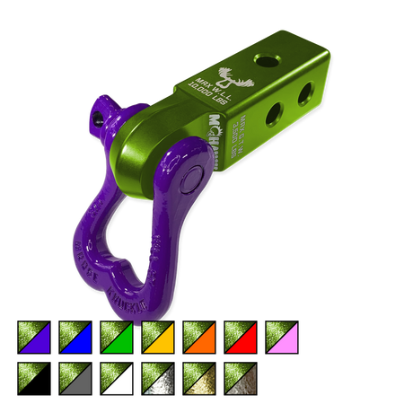 Photo of XL 3/4 Shackle and Mohawk 2.0 Receiver Combo by Forward Notion, LLC - Premium Recovery Gear for UTVs / Side by Sides