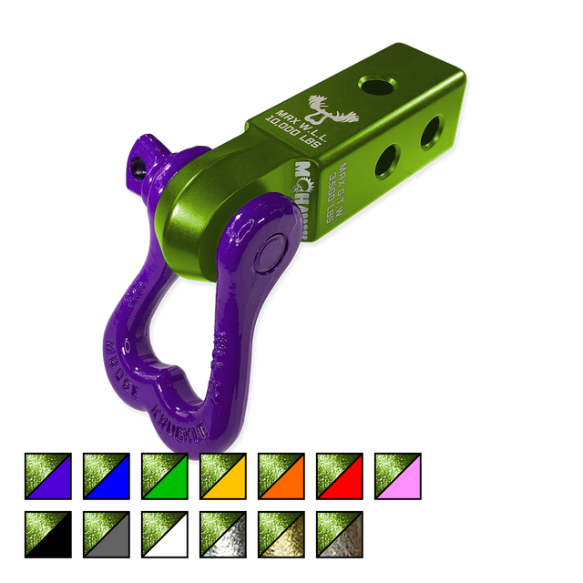 Photo of XL 3/4 Shackle and Mohawk 2.0 Receiver Combo by Forward Notion, LLC - Premium Recovery Gear for UTVs / Side by Sides