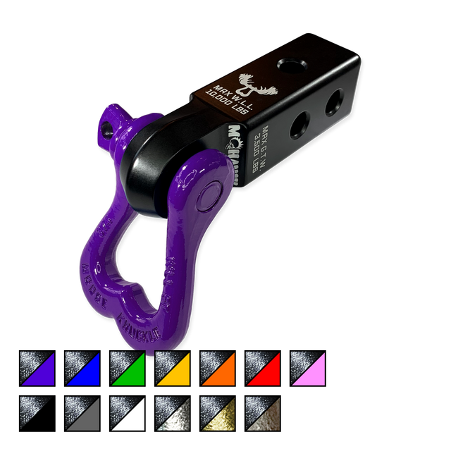 Photo of XL 3/4 Shackle and Mohawk 2.0 Receiver Combo by Forward Notion, LLC - Premium Recovery Gear for UTVs / Side by Sides