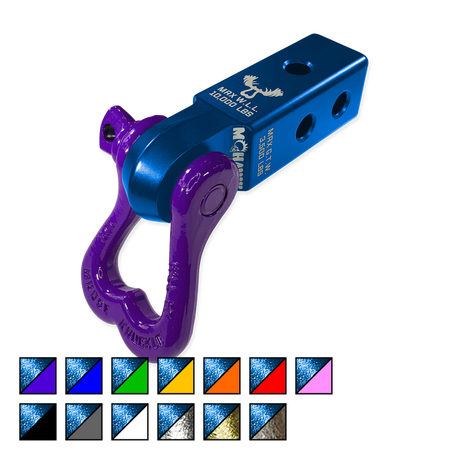 Photo of XL 3/4 Shackle and Mohawk 2.0 Receiver Combo by Forward Notion, LLC - Premium Recovery Gear for UTVs / Side by Sides